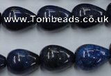 CNL618 15.5 inches 13*18mm teardrop natural lapis lazuli gemstone beads