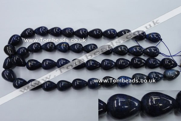 CNL618 15.5 inches 13*18mm teardrop natural lapis lazuli gemstone beads