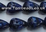 CNL619 15.5 inches 15*20mm teardrop natural lapis lazuli gemstone beads