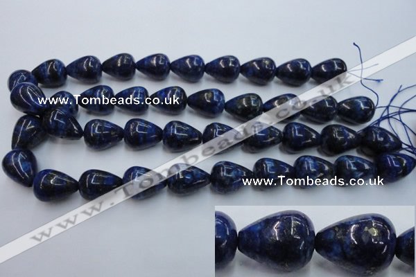 CNL619 15.5 inches 15*20mm teardrop natural lapis lazuli gemstone beads