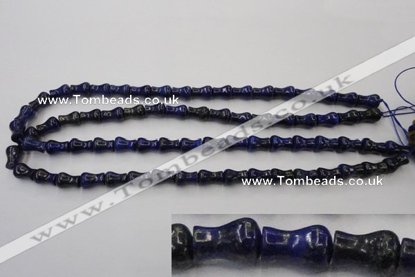 CNL630 15.5 inches 8*12mm vase-shaped natural lapis lazuli beads