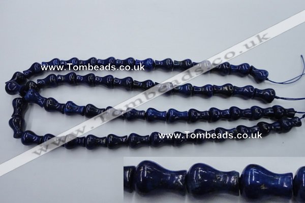 CNL631 15.5 inches 10*14mm vase-shaped natural lapis lazuli beads