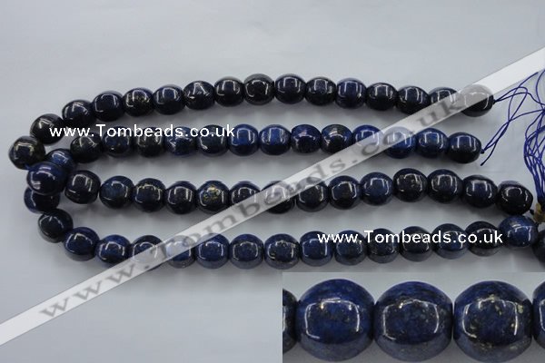 CNL636 15.5 inches 13*14mm pumpkin natural lapis lazuli beads