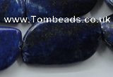 CNL650 15.5 inches 21*38mm marquise natural lapis lazuli beads