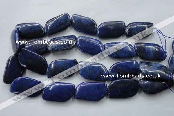 CNL650 15.5 inches 21*38mm marquise natural lapis lazuli beads