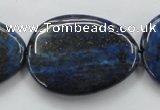 CNL655 15.5 inches 25*35mm flat teardrop natural lapis lazuli beads