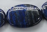 CNL665 15.5 inches 30*40mm oval natural lapis lazuli beads