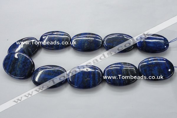 CNL665 15.5 inches 30*40mm oval natural lapis lazuli beads