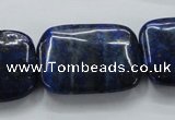 CNL672 15.5 inches 22*30mm rectangle natural lapis lazuli beads