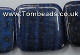 CNL685 15.5 inches 40*40mm square natural lapis lazuli beads