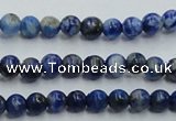 CNL711 15.5 inches 4mm round natural lapis lazuli gemstone beads