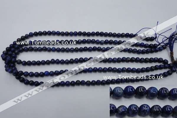 CNL713 15.5 inches 6mm round natural lapis lazuli gemstone beads