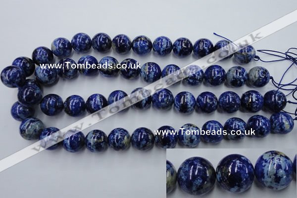 CNL718 15.5 inches 16mm round natural lapis lazuli gemstone beads