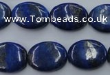 CNL754 15.5 inches 15*20mm oval natural lapis lazuli gemstone beads