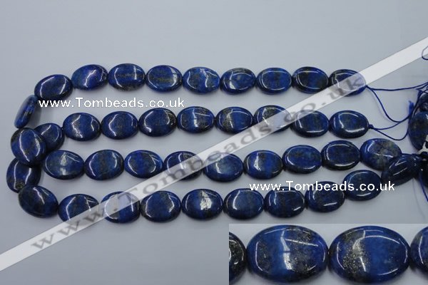 CNL754 15.5 inches 15*20mm oval natural lapis lazuli gemstone beads