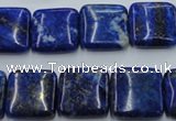 CNL770 15.5 inches 16*16mm square natural lapis lazuli gemstone beads