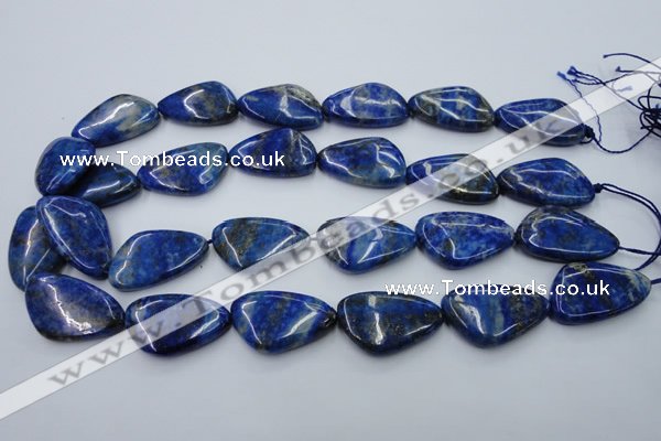 CNL778 15.5 inches 18*30mm freeform natural lapis lazuli gemstone beads