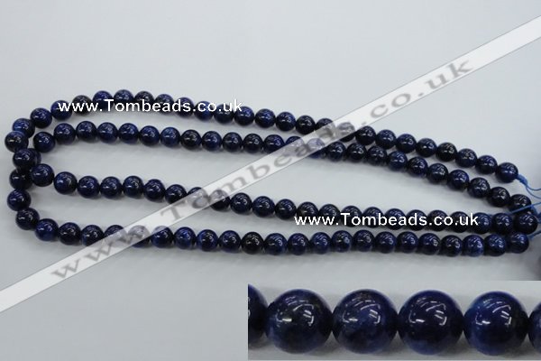 CNL852 15.5 inches 8mm round natural lapis lazuli gemstone beads