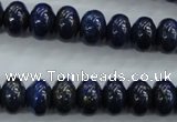 CNL864 15.5 inches 8*12mm rondelle natural lapis lazuli gemstone beads