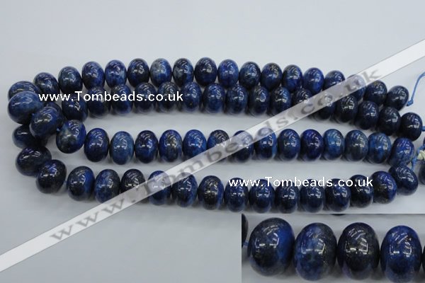 CNL866 15.5 inches 12*16mm rondelle natural lapis lazuli gemstone beads