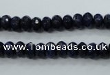 CNL872 15.5 inches 5*8mm faceted rondelle natural lapis lazuli beads