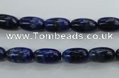 CNL891 15.5 inches 7*12mm rice natural lapis lazuli gemstone beads