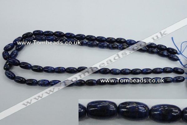 CNL891 15.5 inches 7*12mm rice natural lapis lazuli gemstone beads