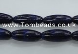 CNL893 15.5 inches 8*20mm rice natural lapis lazuli gemstone beads