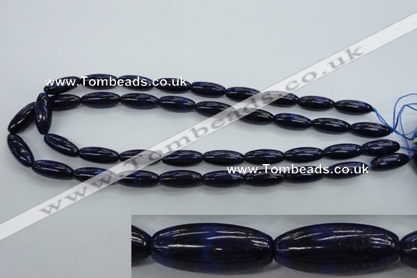 CNL893 15.5 inches 8*20mm rice natural lapis lazuli gemstone beads