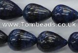 CNL904 15.5 inches 15*20mm teardrop natural lapis lazuli gemstone beads