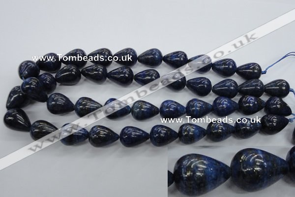 CNL904 15.5 inches 15*20mm teardrop natural lapis lazuli gemstone beads