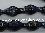 CNL918 15.5 inches 13*22mm vase-shaped natural lapis lazuli beads