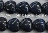 CNL935 15.5 inches 16*16mm heart natural lapis lazuli gemstone beads