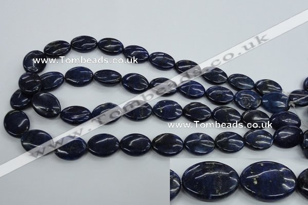 CNL944 15.5 inches 15*20mm oval natural lapis lazuli gemstone beads