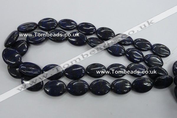 CNL945 15.5 inches 18*25mm oval natural lapis lazuli gemstone beads