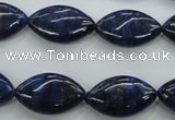 CNL952 15.5 inches 12*20mm marquise natural lapis lazuli gemstone beads