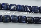 CNL961 15.5 inches 10*10mm square natural lapis lazuli gemstone beads