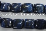 CNL962 15.5 inches 12*12mm square natural lapis lazuli gemstone beads