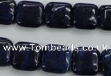 CNL963 15.5 inches 14*14mm square natural lapis lazuli gemstone beads