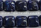 CNL964 15.5 inches 16*16mm square natural lapis lazuli gemstone beads