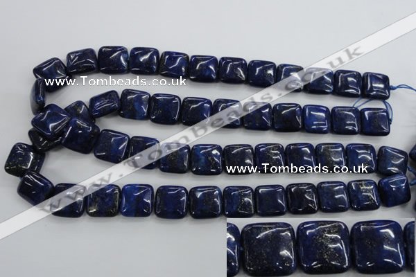 CNL964 15.5 inches 16*16mm square natural lapis lazuli gemstone beads