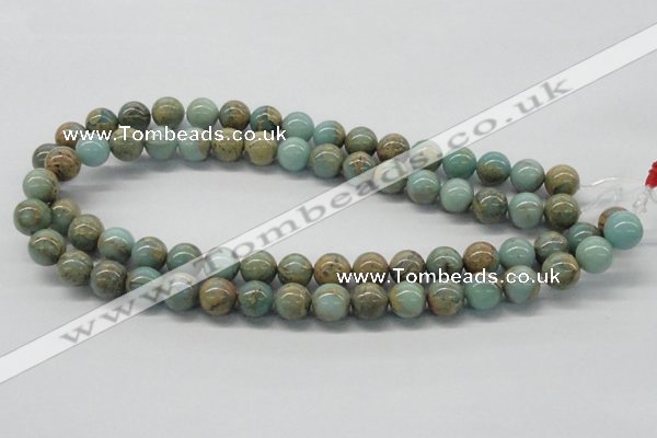 CNS03 16 inches 12mm round natural serpentine jasper beads wholesale