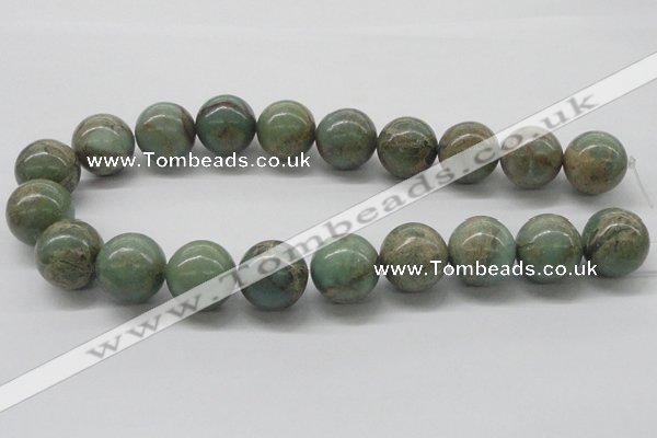 CNS05 16 inches 20mm round natural serpentine jasper beads wholesale