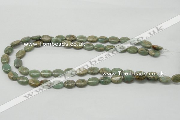 CNS11 16 inches 10*14mm oval natural serpentine jasper beads