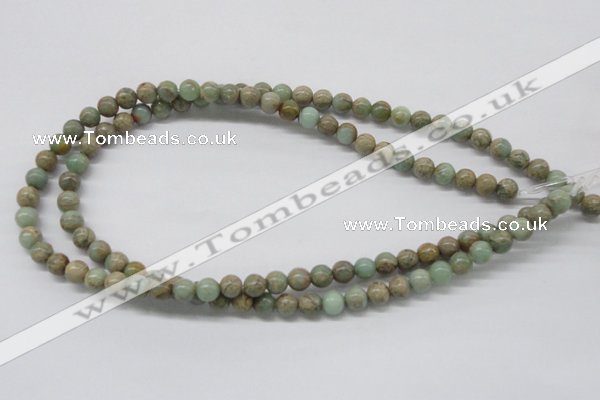 CNS25 16 inches 6mm round natural serpentine jasper beads wholesale