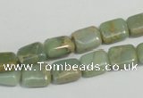 CNS254 15.5 inches 8*10mm rectangle natural serpentine jasper beads