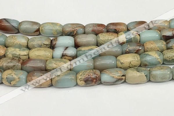 CNS312 15.5 inches 12*16mm drum serpentine jasper beads