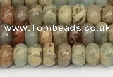 CNS323 15.5 inches 2.5*4mm rondelle serpentine jasper beads