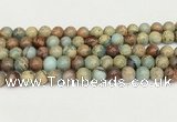 CNS332 15.5 inches 8mm round serpentine jasper beads wholesale