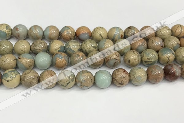 CNS334 15.5 inches 12mm round serpentine jasper beads wholesale